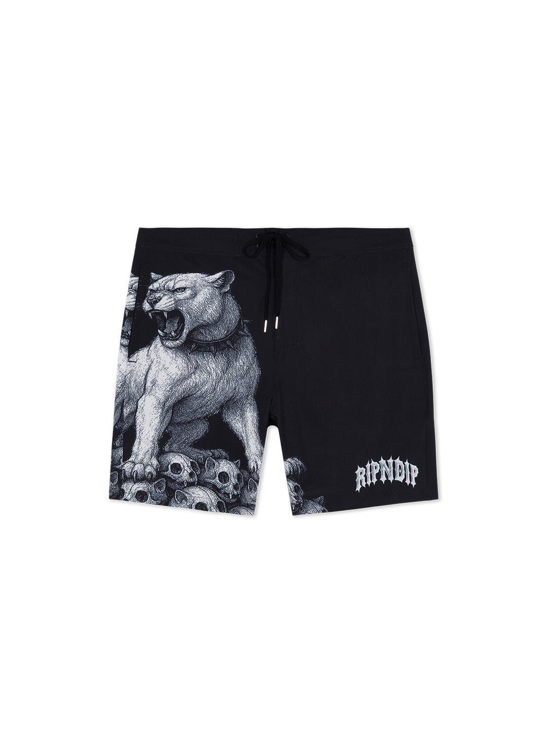 Wasteland Swim Shorts Black