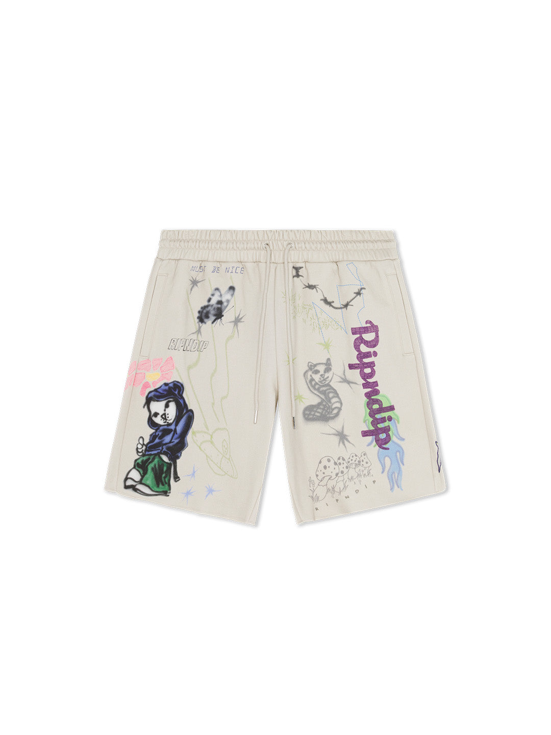 Goosebumps Raw Sweatshorts Cream