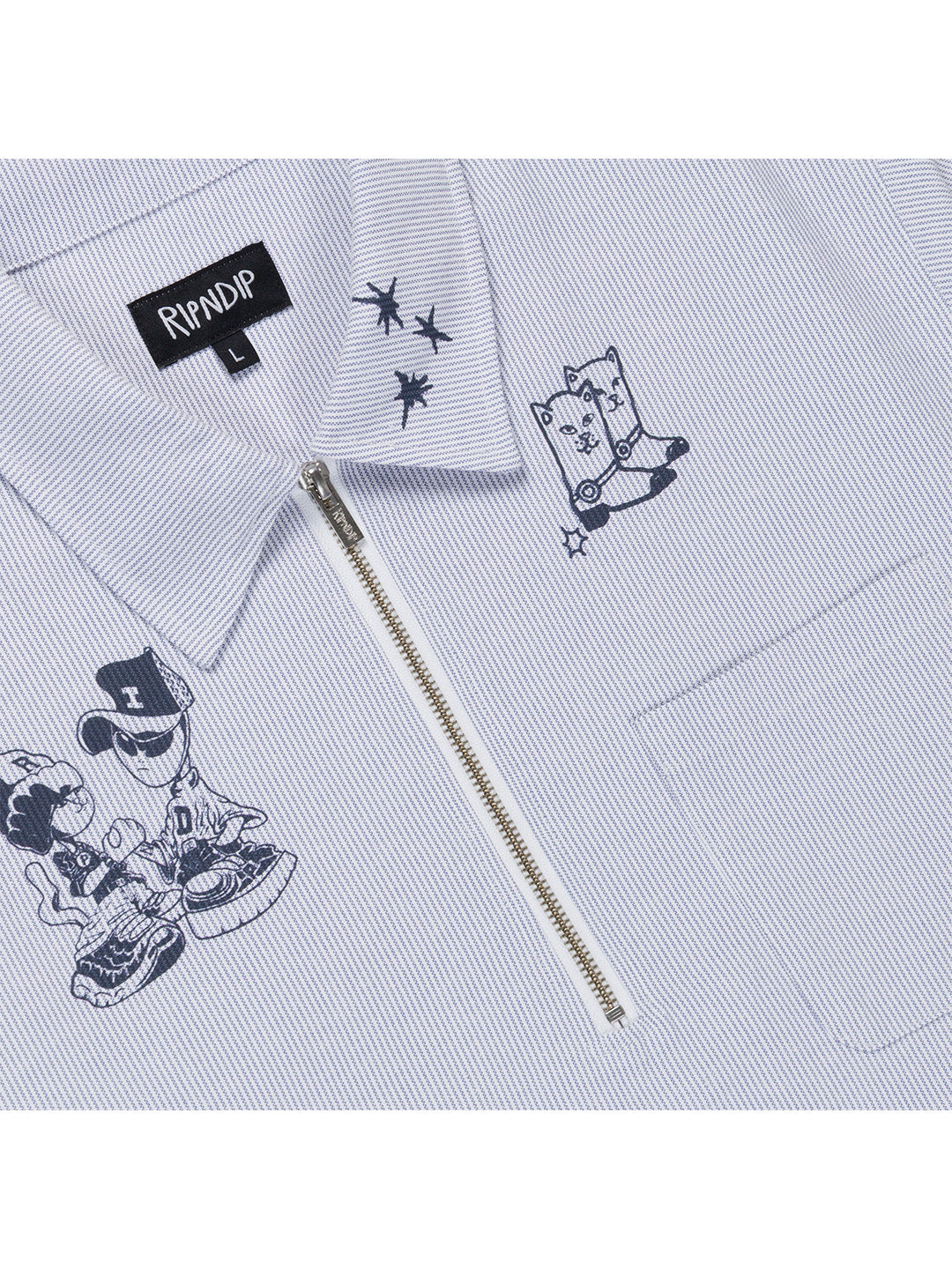Westside Quarter Shirt Navy Blue