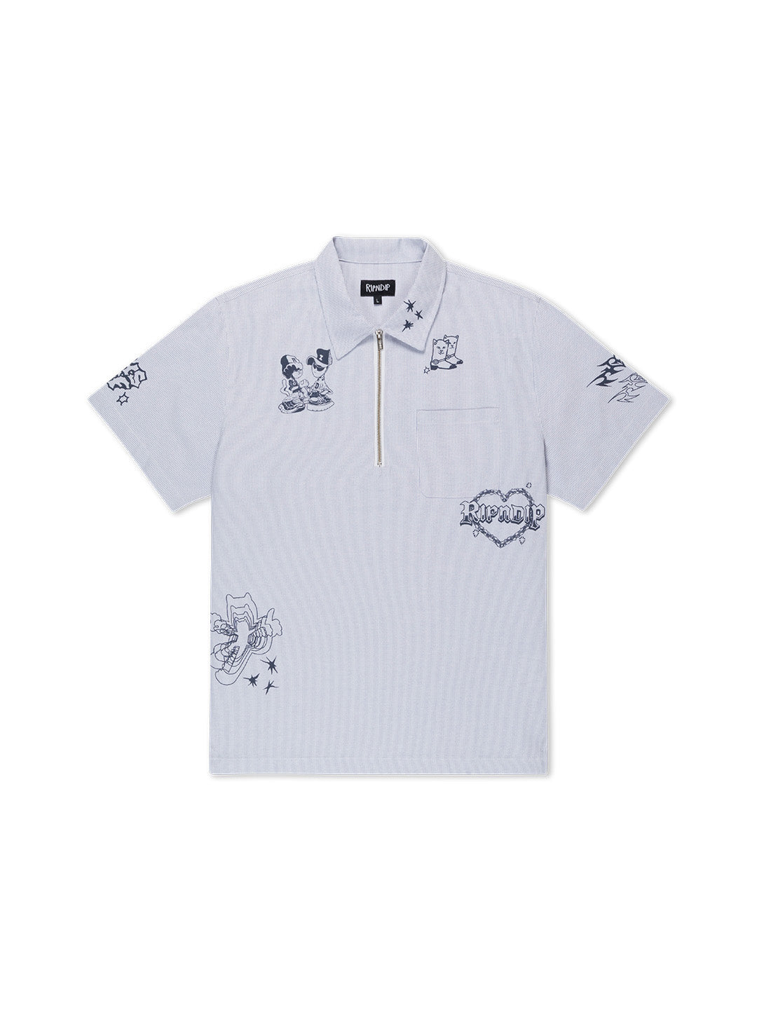 Westside Quarter Shirt Navy Blue
