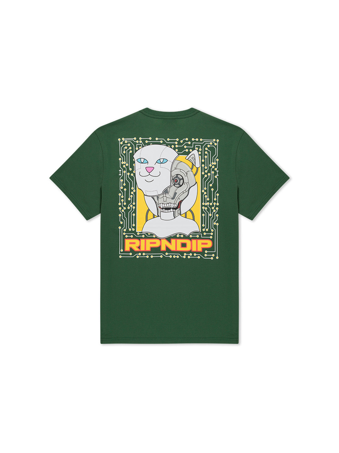 Plugged In Tee Dark Green