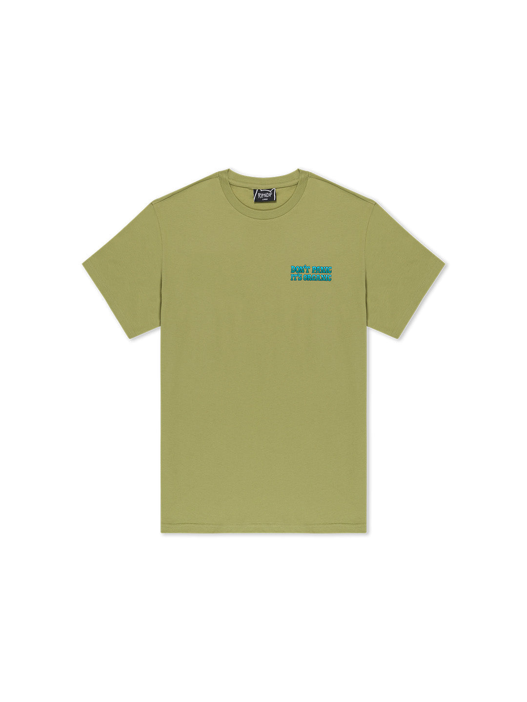 Dont Panic Tee Olive