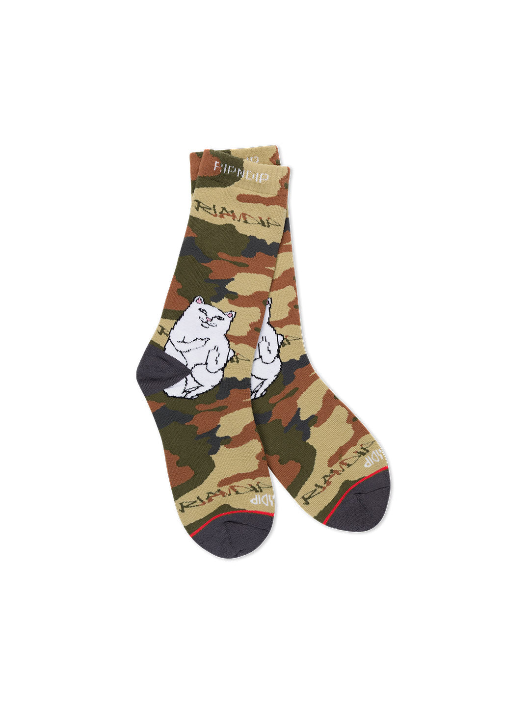 Lord Nermal Street Socks Green Camo