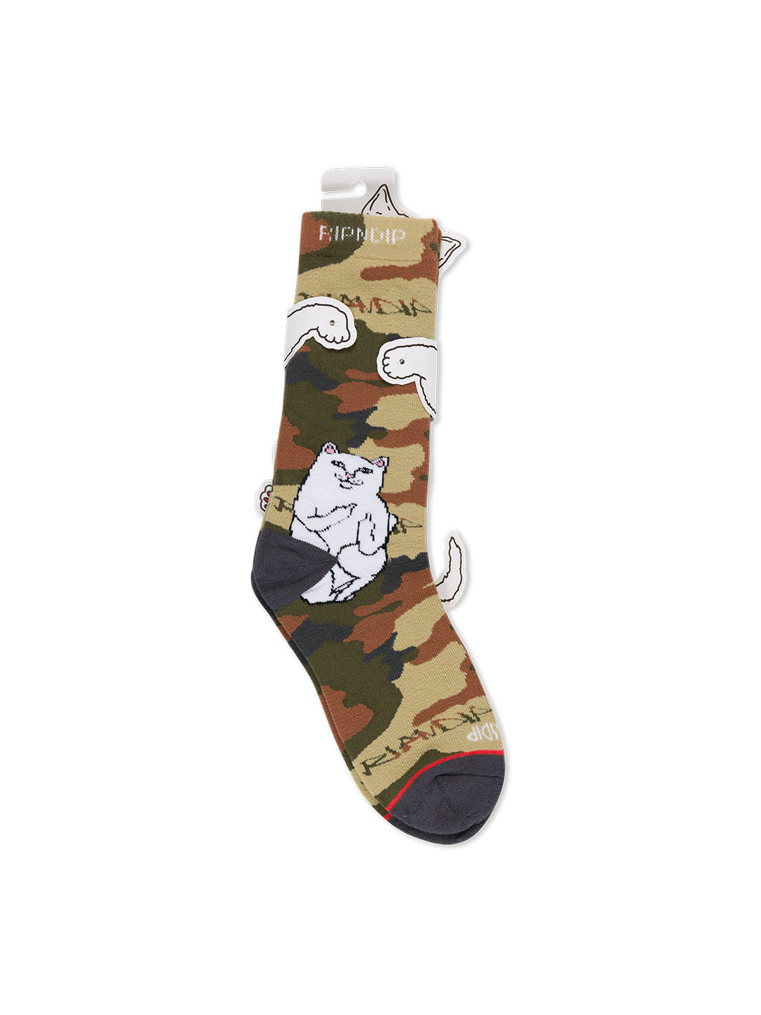 Lord Nermal Street Socks Green Camo