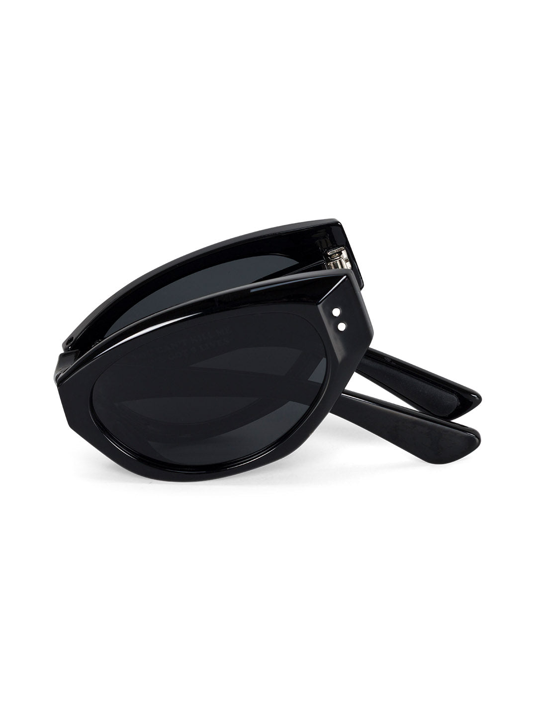 Castanza Folding Sunglasses Black