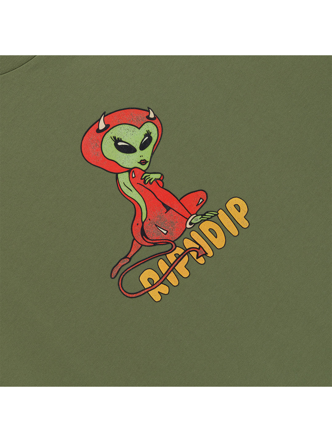 Devil Alien Tee Green