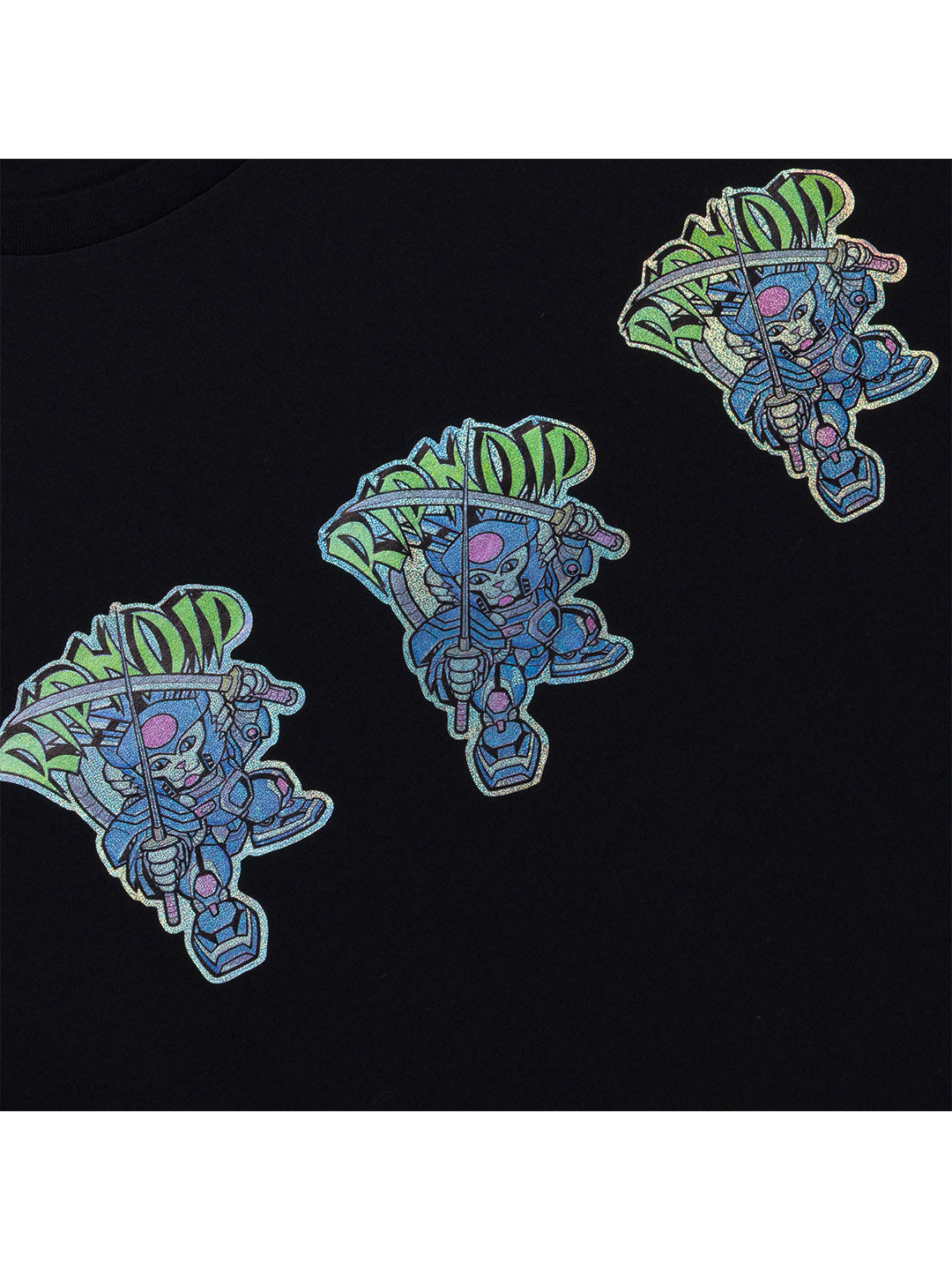 Robot Samurai Tee Black