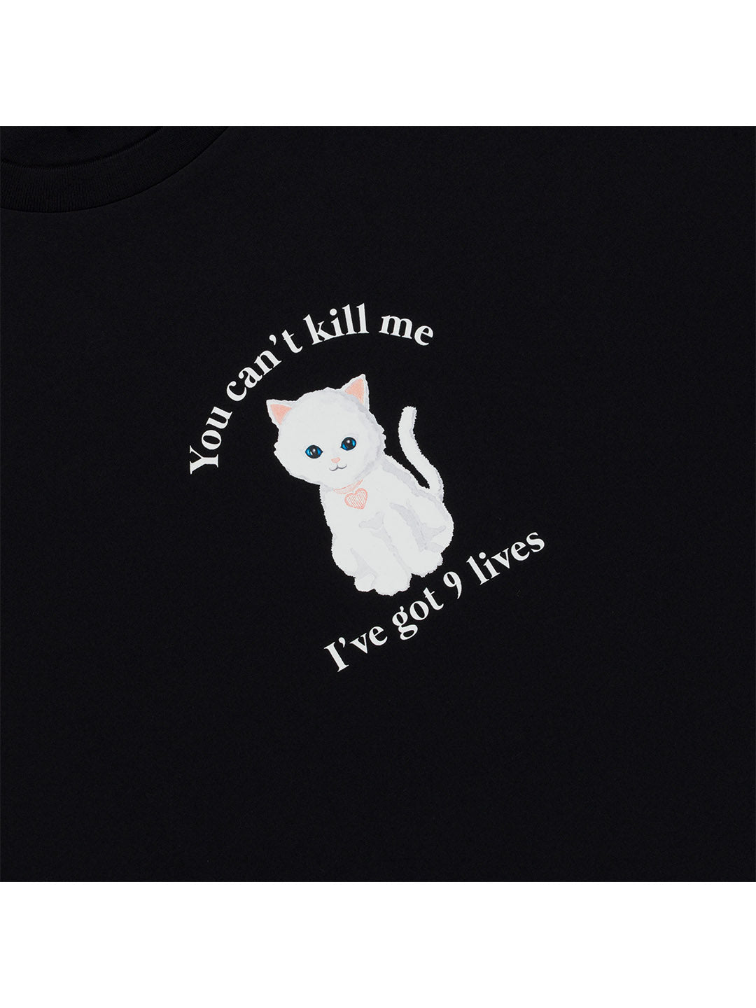 9 Lives Tee Black