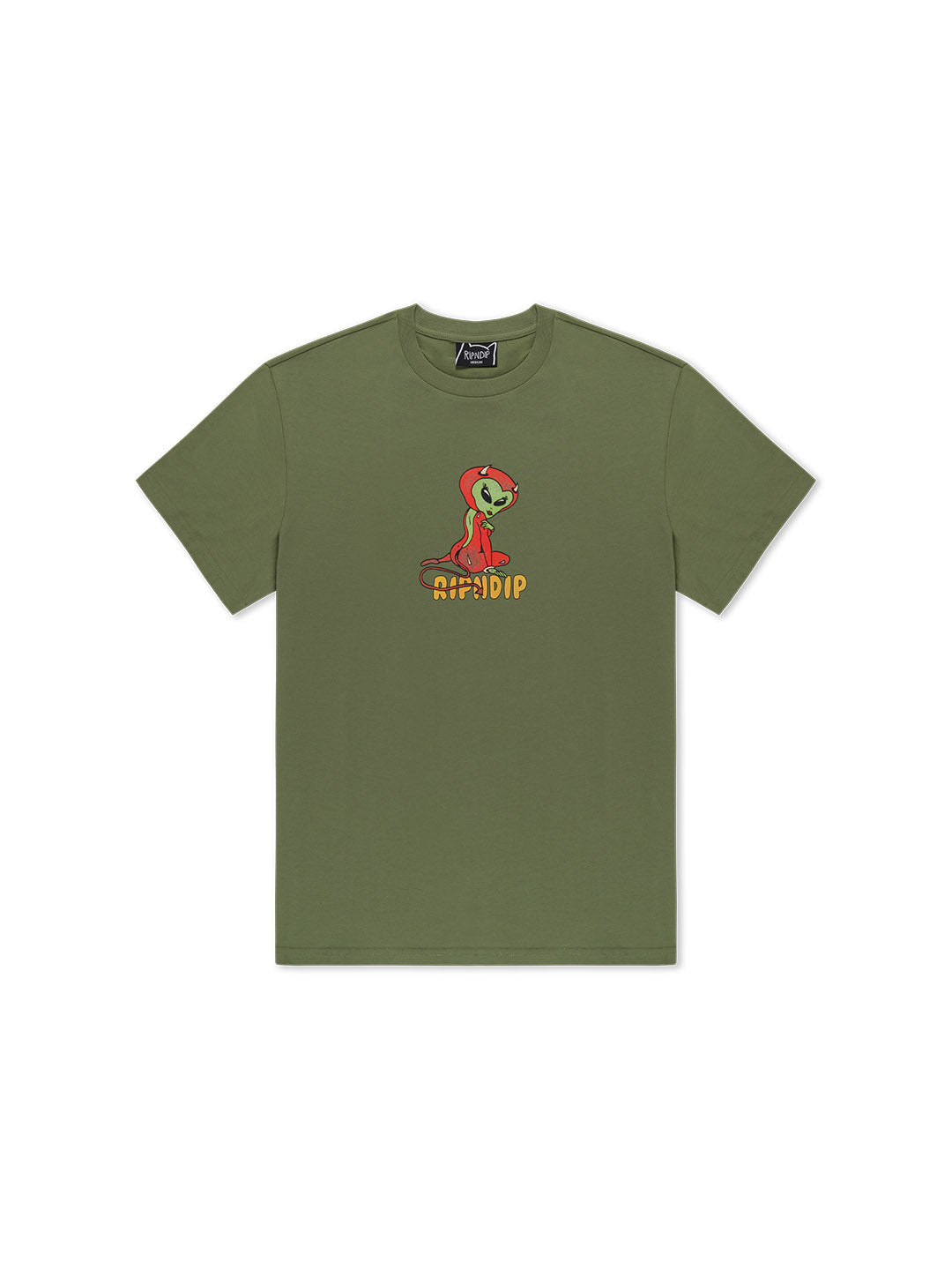 Devil Alien Tee Green