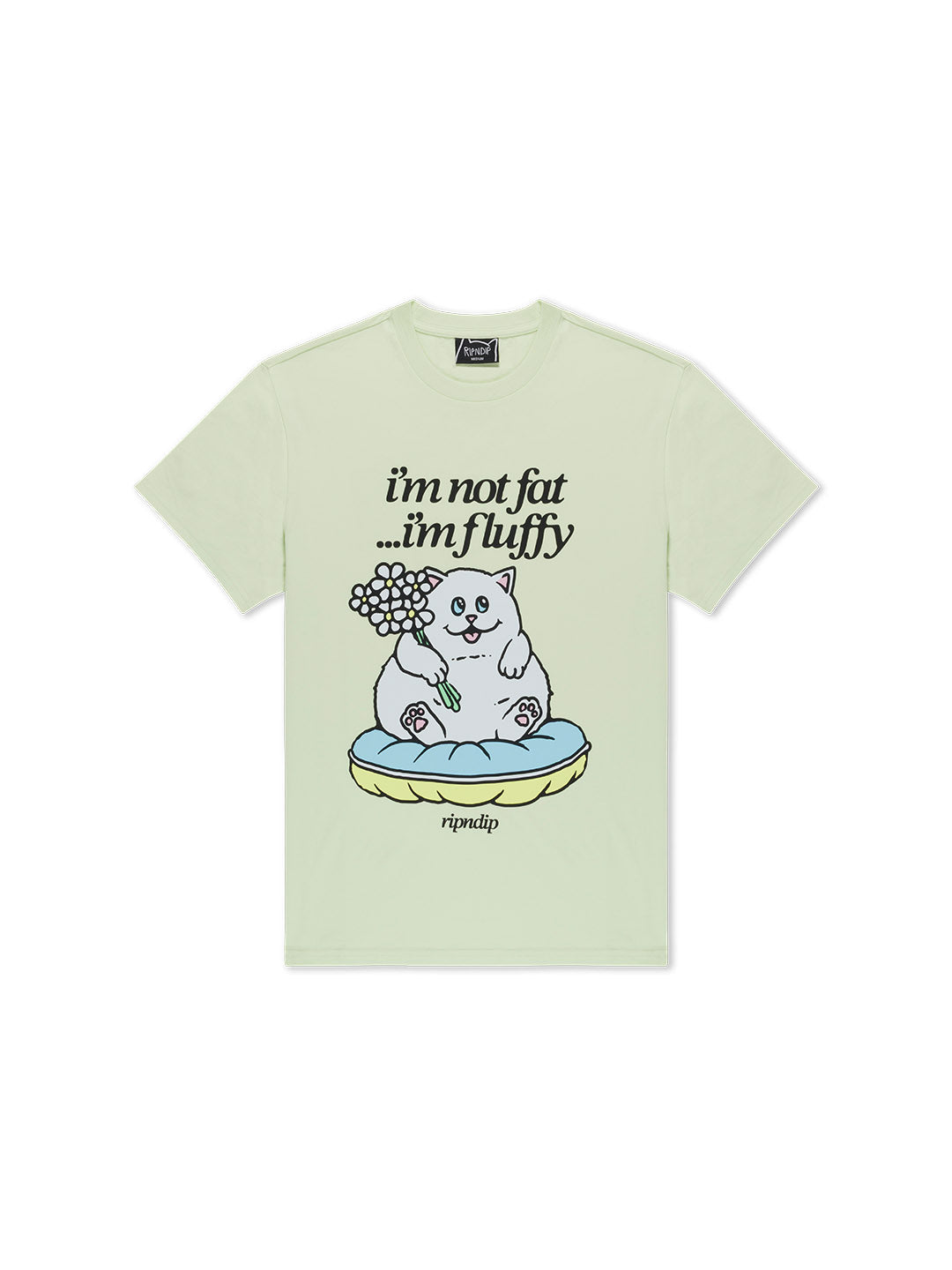 Fluffy Baby Tee Lime