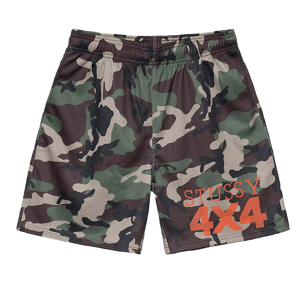 STUSSY 4X4 MESH SHORT MILITARY CAMO