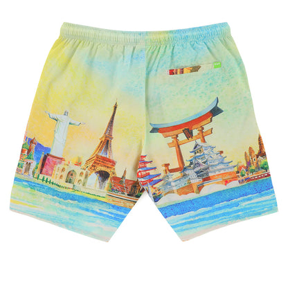 HUF CULTURE EASY SHORT YELLOW