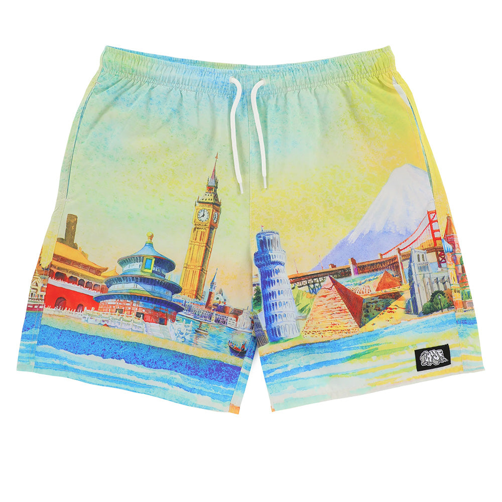 HUF CULTURE EASY SHORT YELLOW