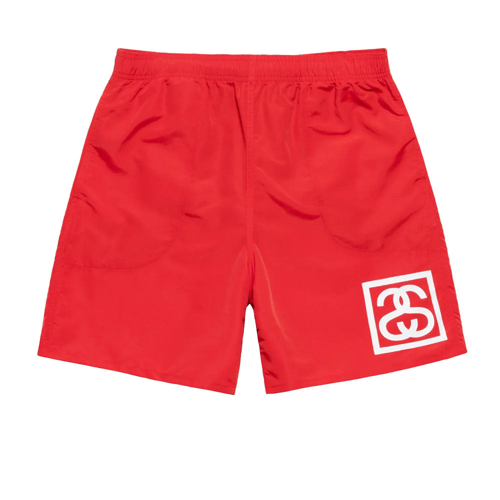 STUSSY SS-LINK WATER SHORT RED