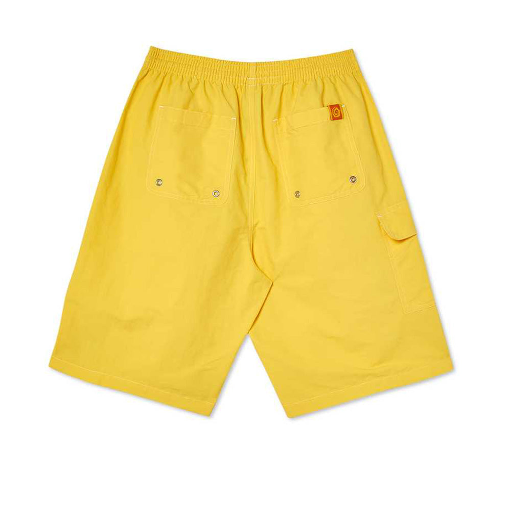 POLAR SPIRAL SWIM SHORTS YELLOW