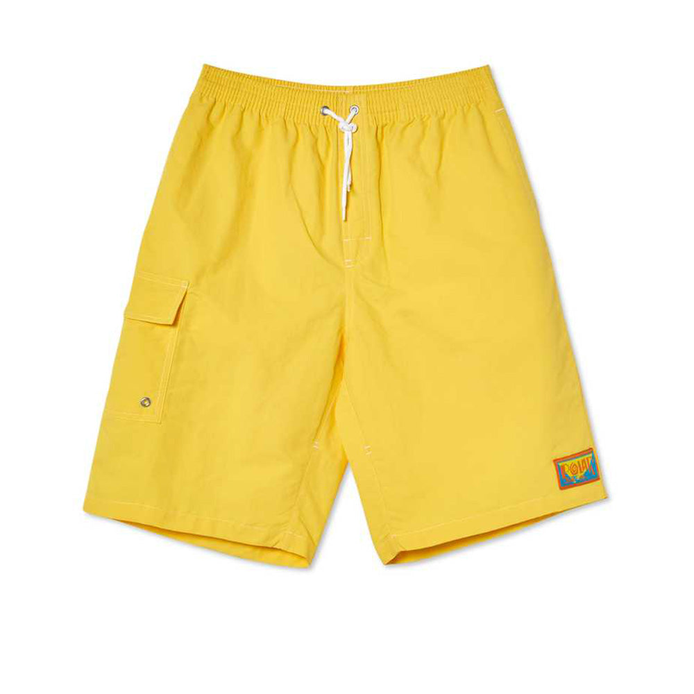 POLAR SPIRAL SWIM SHORTS YELLOW