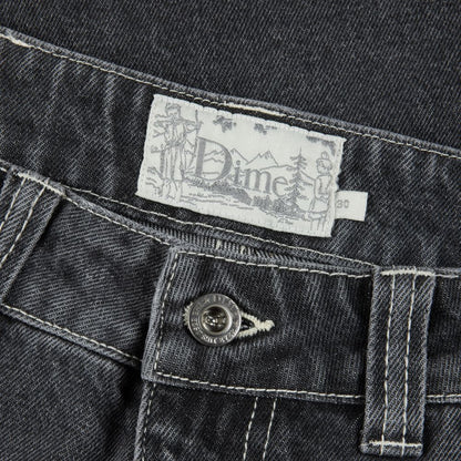 DIME CLASSIC DENIM SHORTS BLACK