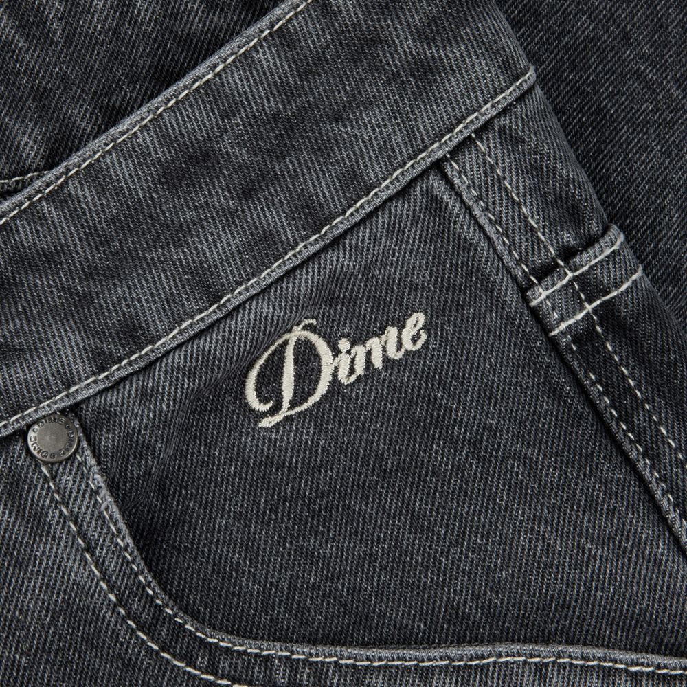 DIME CLASSIC DENIM SHORTS BLACK