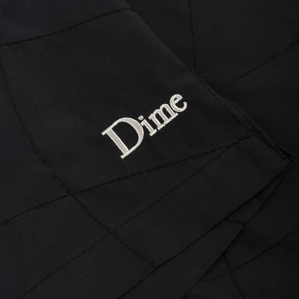 DIME WAVE QUILTED SHORTS BLACK
