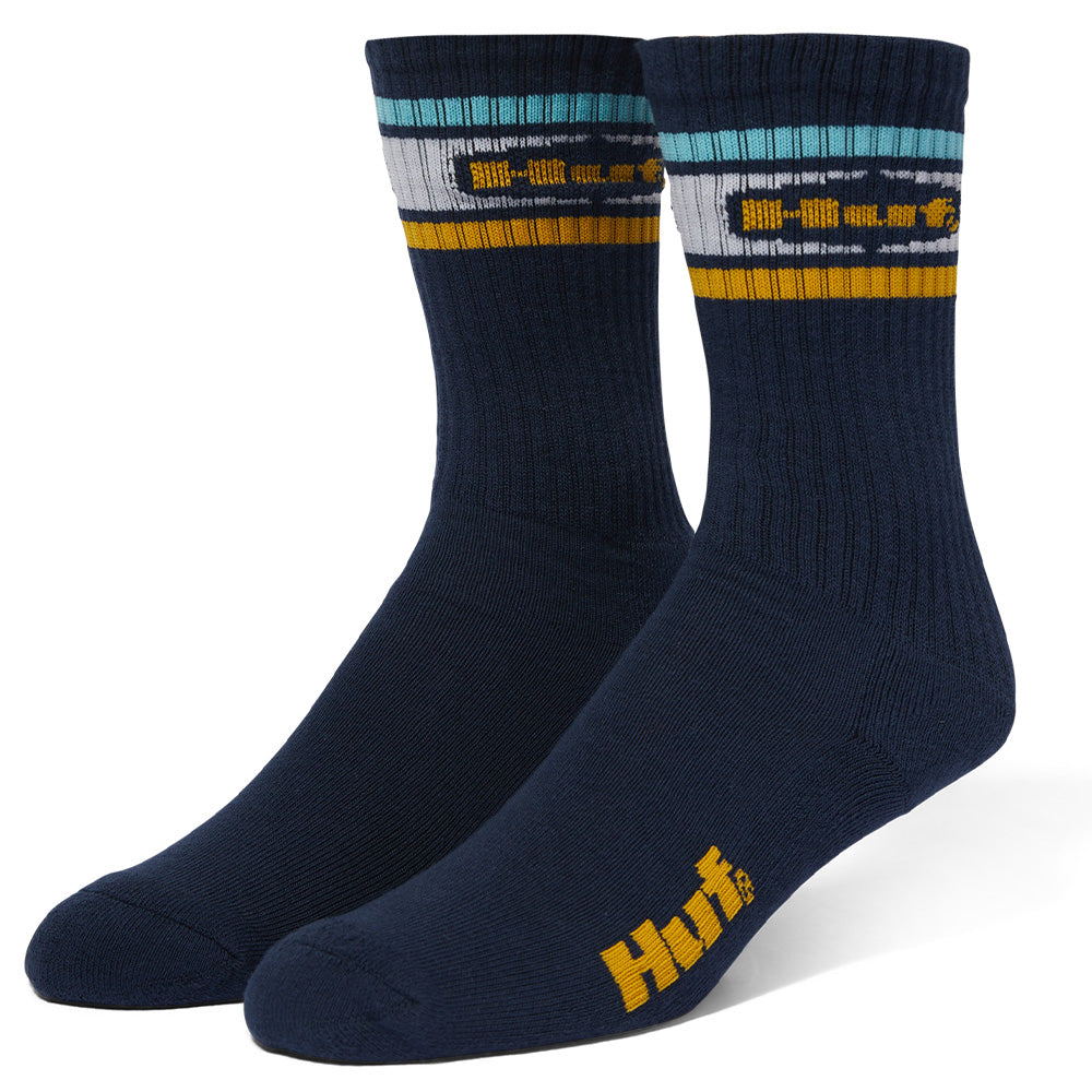 HUF SLATE CREW SOCK NAVY BLUE