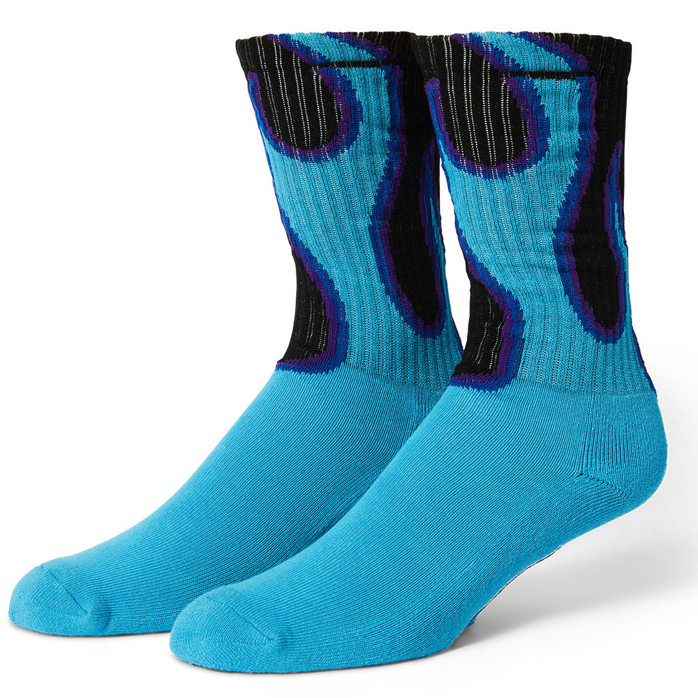 HUF EXHAUST CREW SOCK BLACK