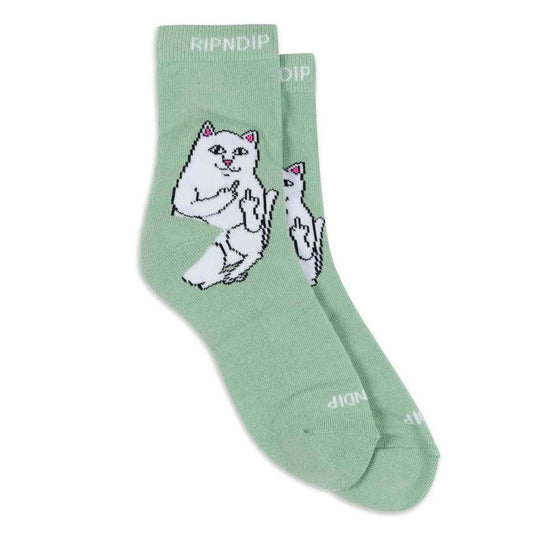 RIPNDIP LORD NERMAL MID SOCKS DARK GREEN