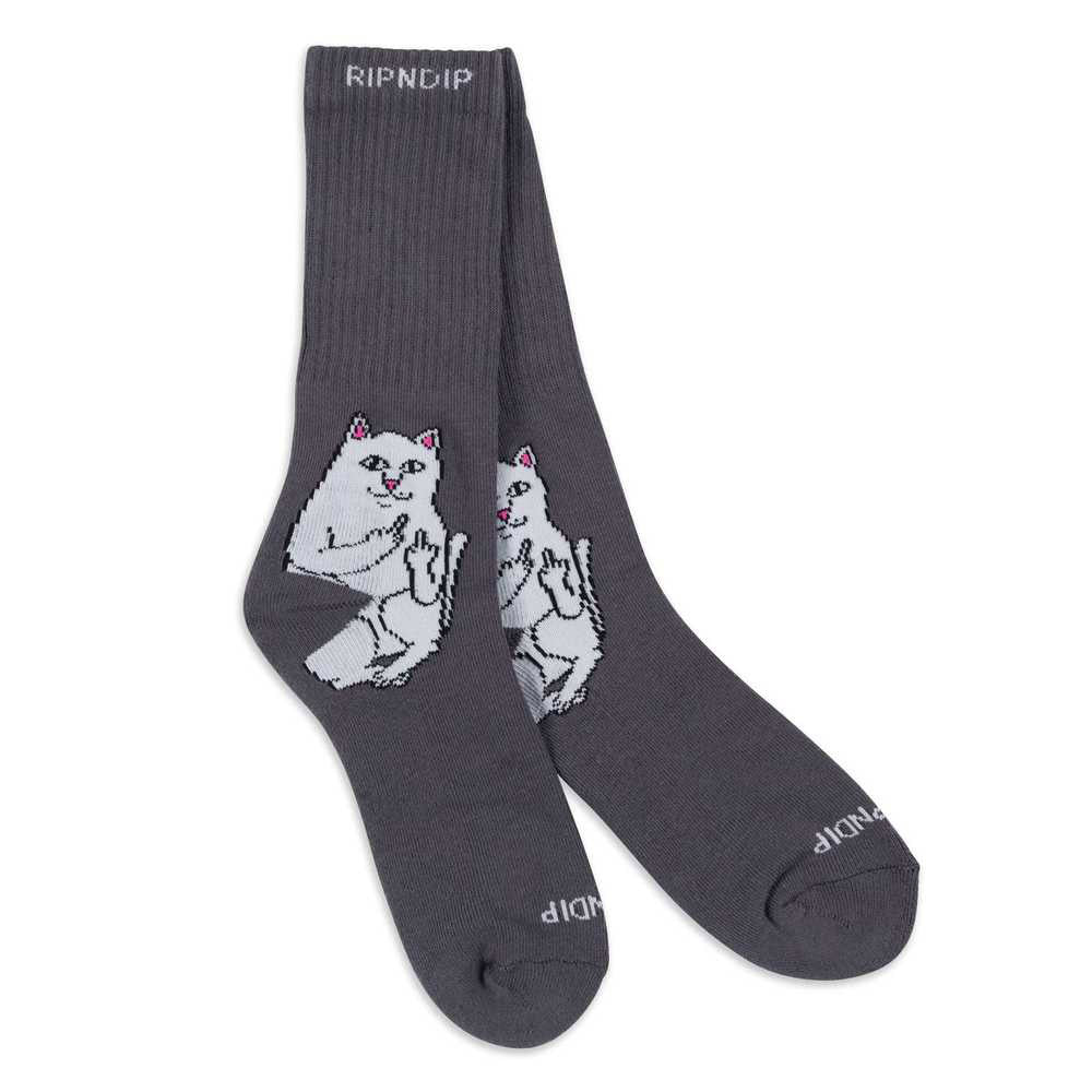 RIPNDIP LORD NERMAL SOCKS BLACK CONTRAST