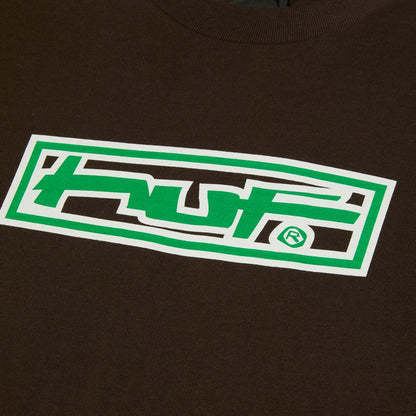 HUF STRETCH TEE BROWN
