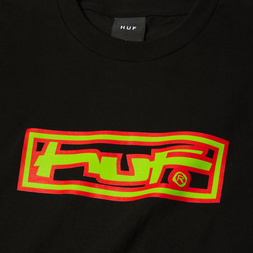 HUF STRETCH TEE BLACK