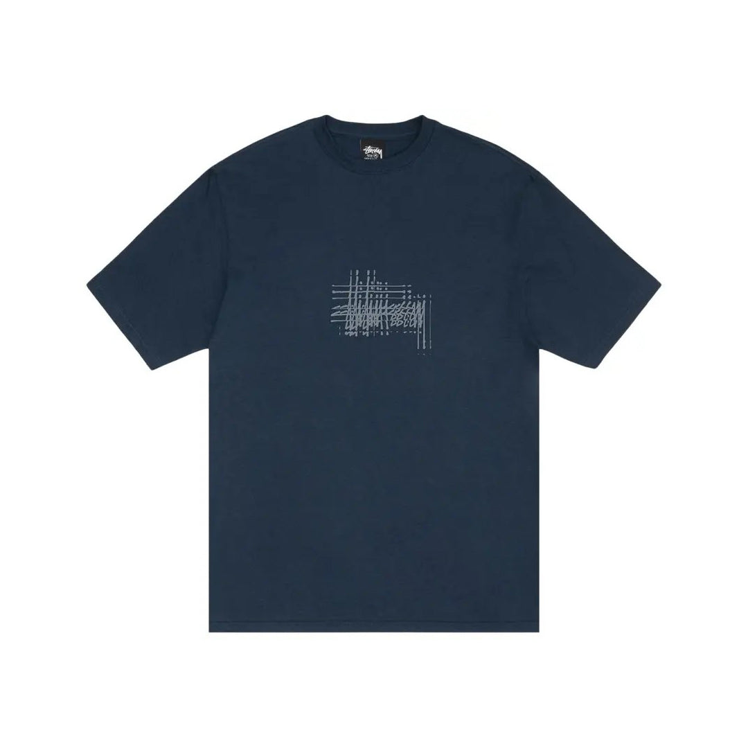 Refracted Tee Navy