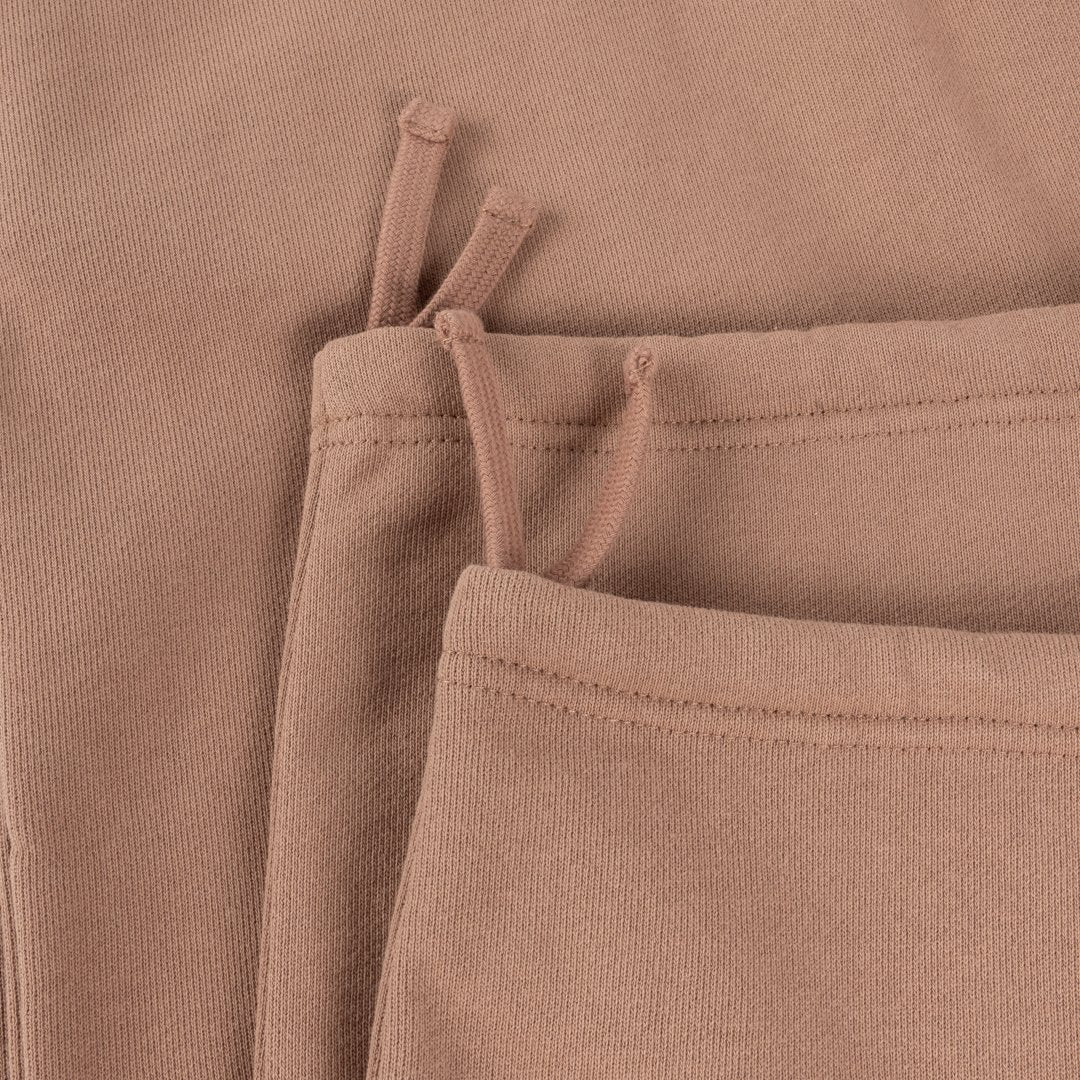 Cursive Small Logo Sweatpants Brown
