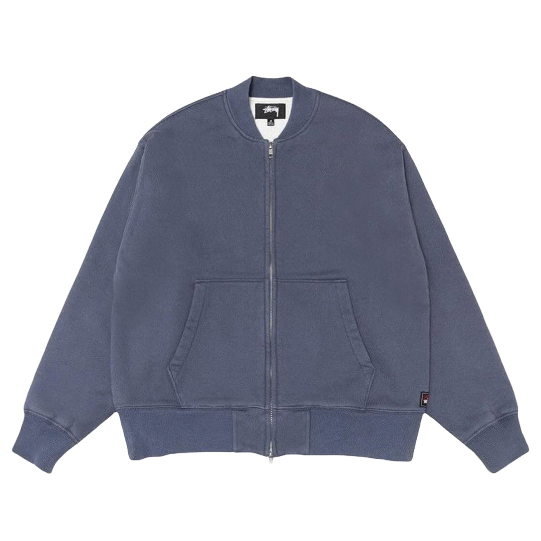Thermal Lined Fleece Zip Blue