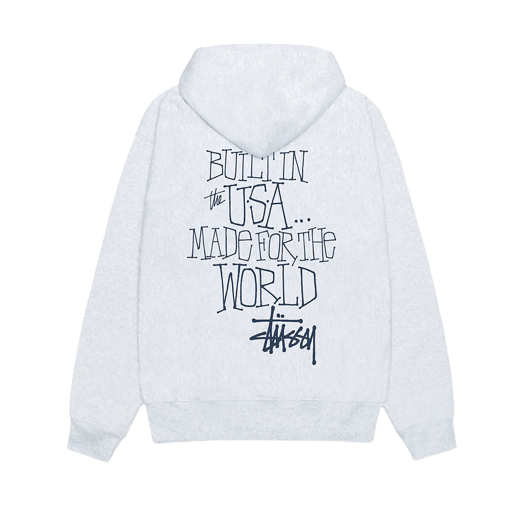 Built In USA Hoodie Grey