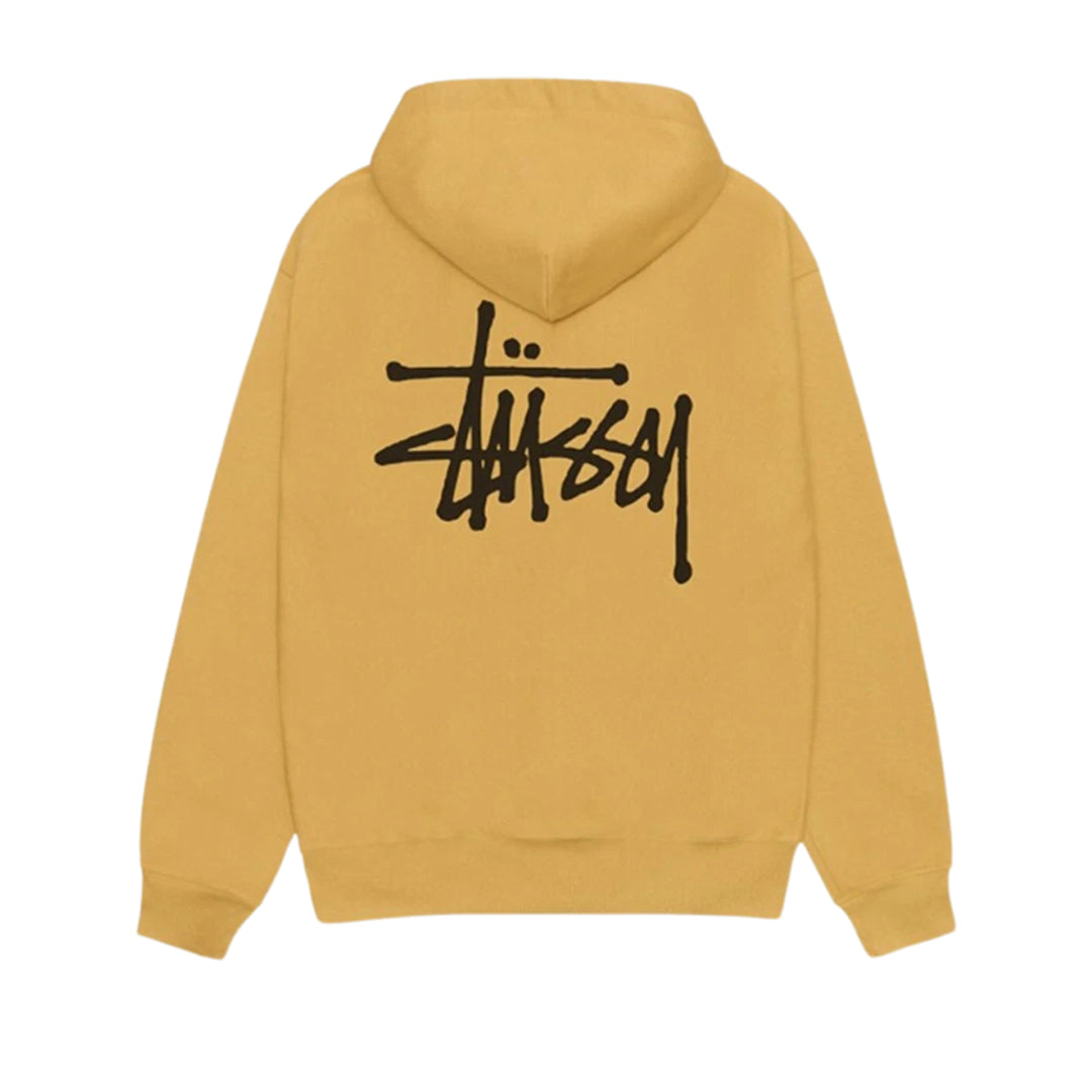 Basic Stussy Zip Hood Mustard