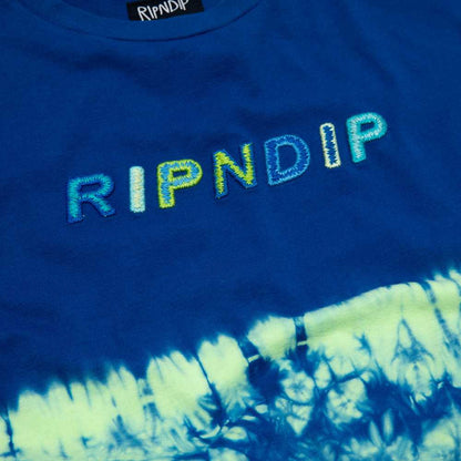 RIPNDIP PRISMA EMBROIDERED TEE NAVY