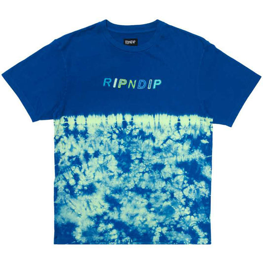 RIPNDIP PRISMA EMBROIDERED TEE NAVY