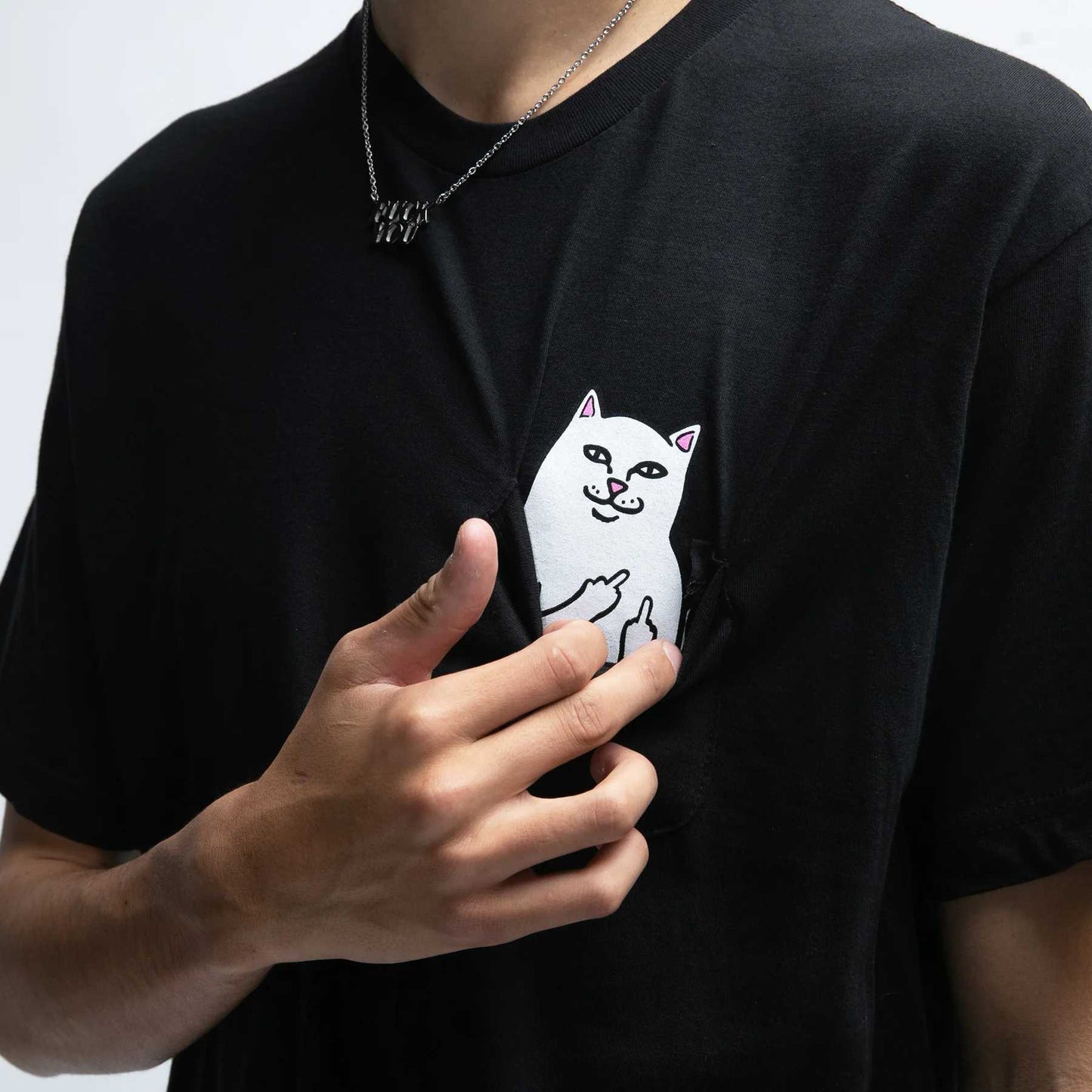 RIPNDIP LORD NERMAL POCKET TEE BLACK