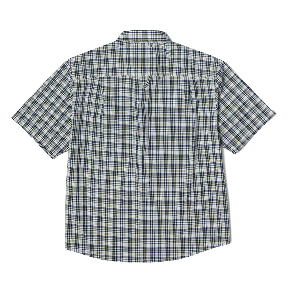 HUF H STAR PLAID SHIRT CREAM