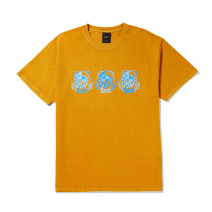 HUF SUN GOD WASHED TEE ORANGE