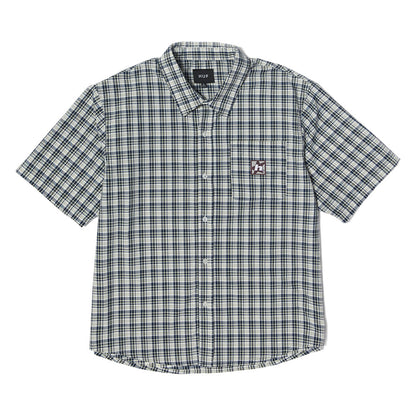 HUF H STAR PLAID SHIRT CREAM