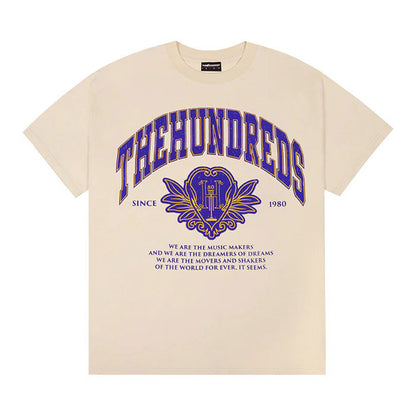 THE HUNDREDS ALUMNUS TEE CREAM