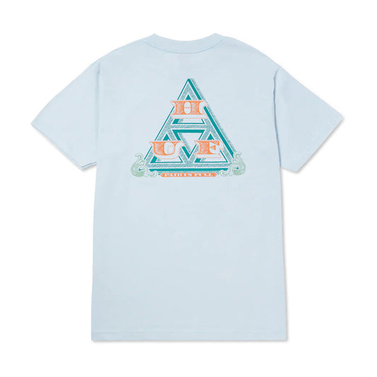 HUF PAID IN FULL TEE LIGHT BLUE