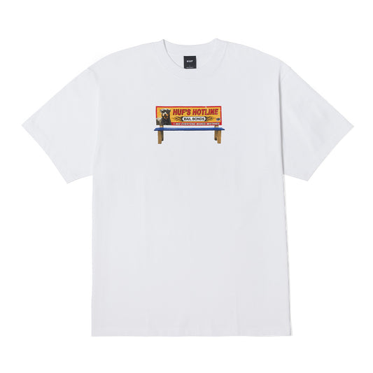 HUF BAIL BONDS TEE WHITE