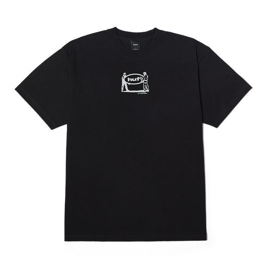 HUF RELOCATION TEE BLACK