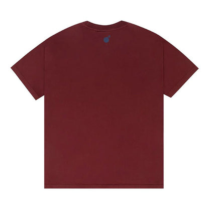 THE HUNDREDS SCORE SETTLERS TEE BURGUNDY