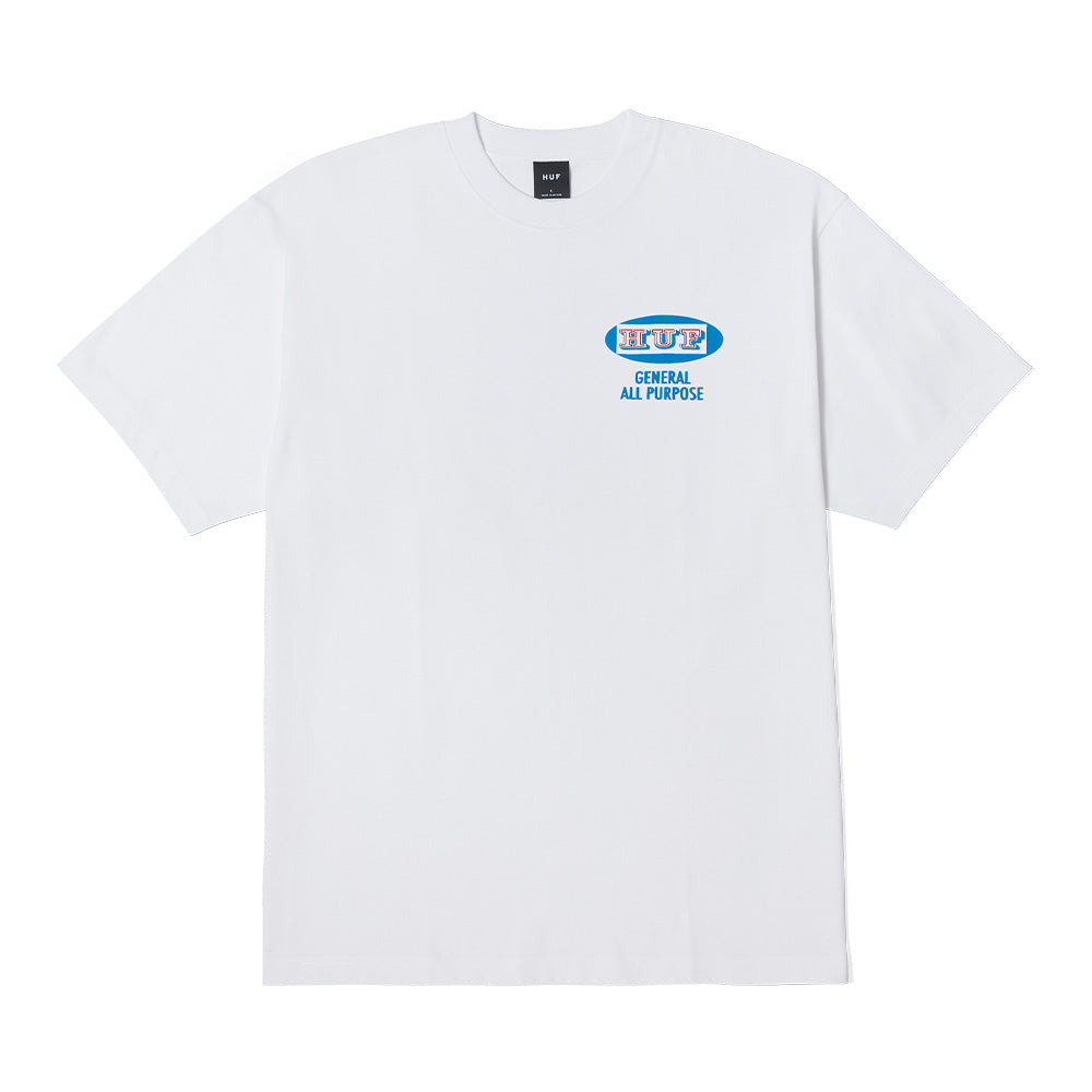HUF ALL PURPOSE TEE WHITE