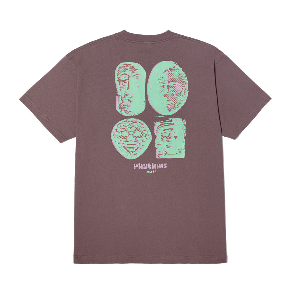 HUF RHYTHMS TEE PURPLE