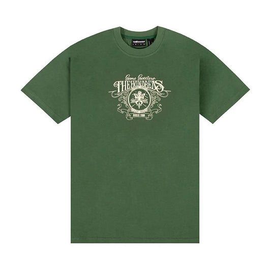 THE HUNDREDS SCORE TEE DARK GREEN