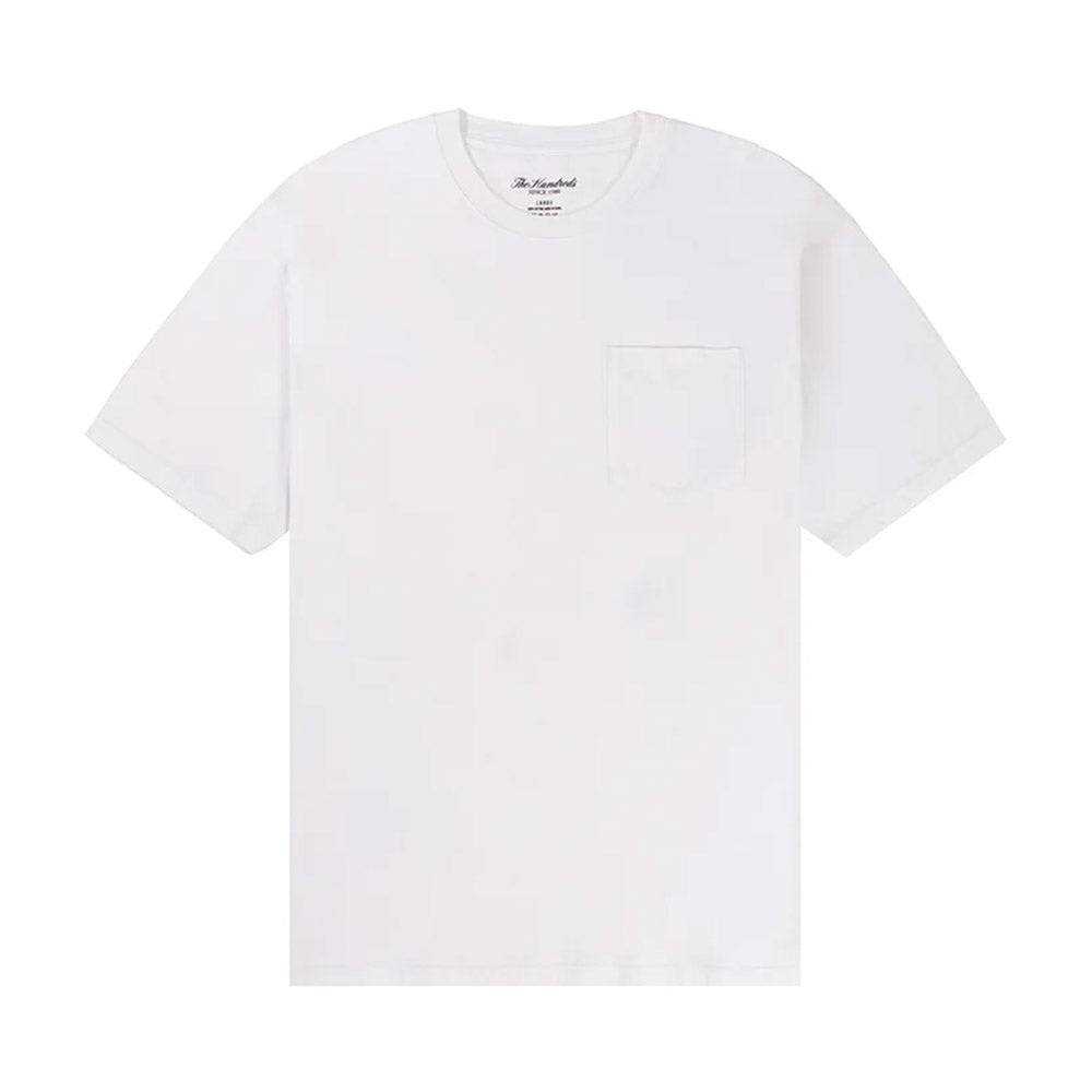 THE HUNDREDS PERFECT POCKET TEE WHITE