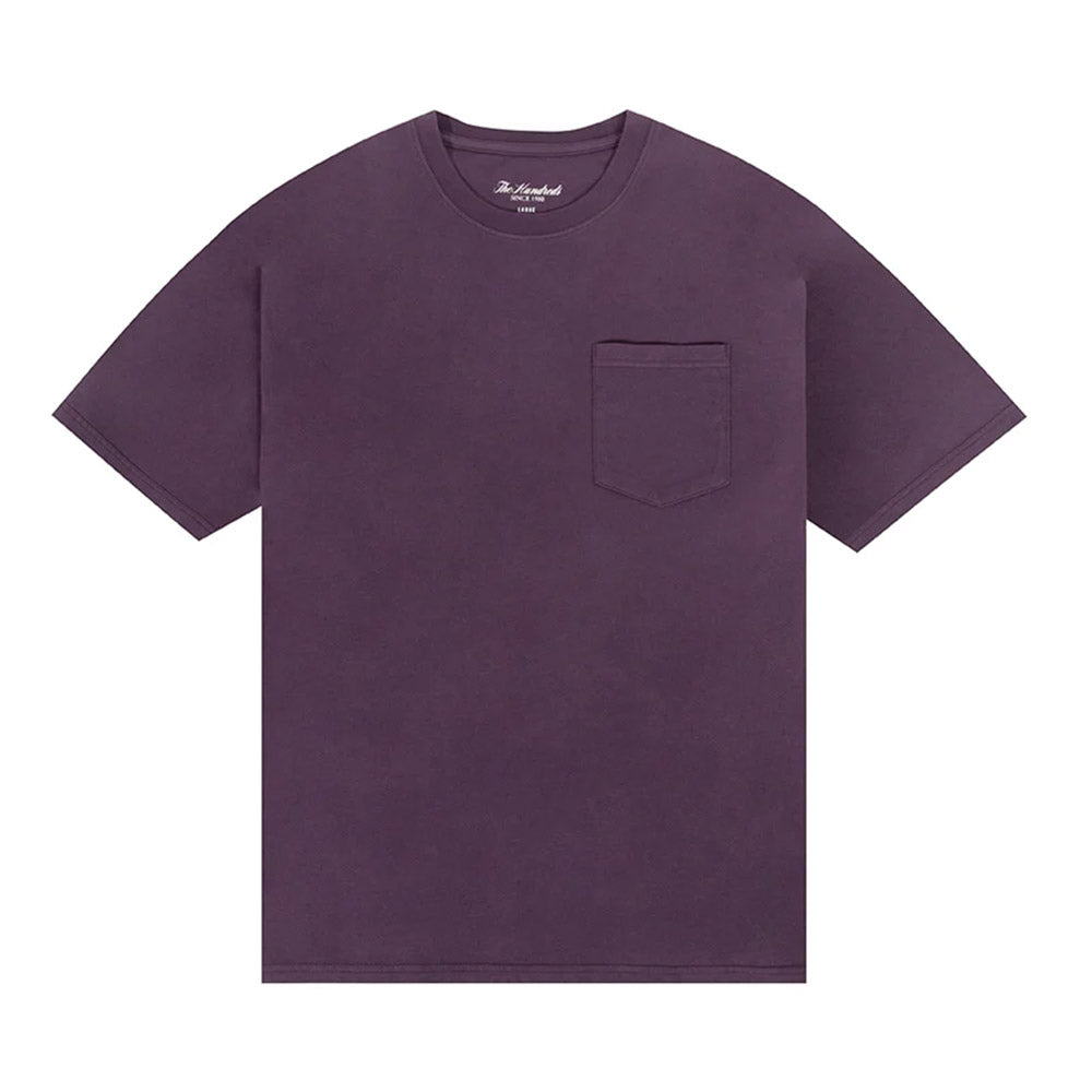 THE HUNDREDS PERFECT POCKET TEE PURPLE